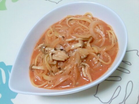 ヘルシー♪トマトミルクパスタ++